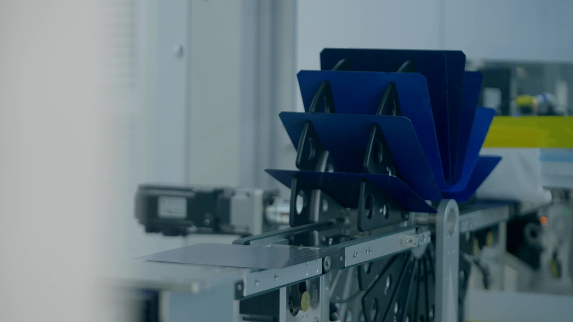 Advanced robotics and automation systems in a modern industrial environment